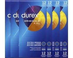 Durex Condooms XXL 12st - 6 Stuks - Voordeelverpakking