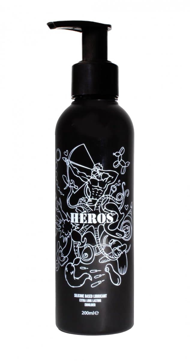 Heros Siliconen Glijmiddel inclusief Doseerpomp - 200ml — afbeelding 1