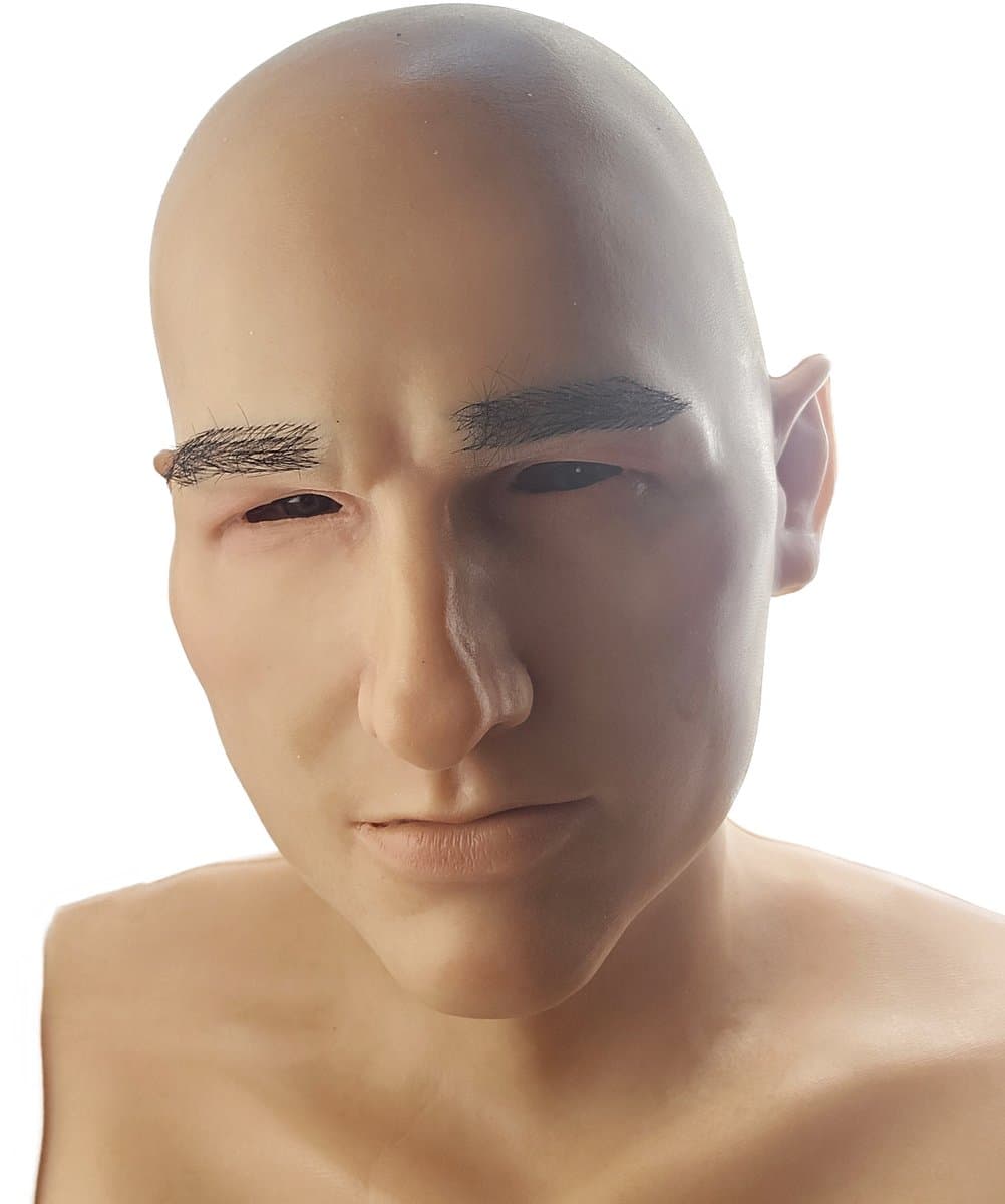 BamBella® - Masker - Realistische man - SIliconen Mask Anoniem heren bijna echt — afbeelding 1