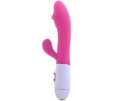 G-Spot Rabbit Penis Vibrator Roze - Stimulerend voor vrouwen - Eikelvormige top - Stimulerend voor clitoris - Waterproof - Spannend voor koppels - Sex speeltjes - Sex toys - Erotiek - Sexspelletjes voor mannen en vrouwen – Seksspeeltjes - Stimulator
