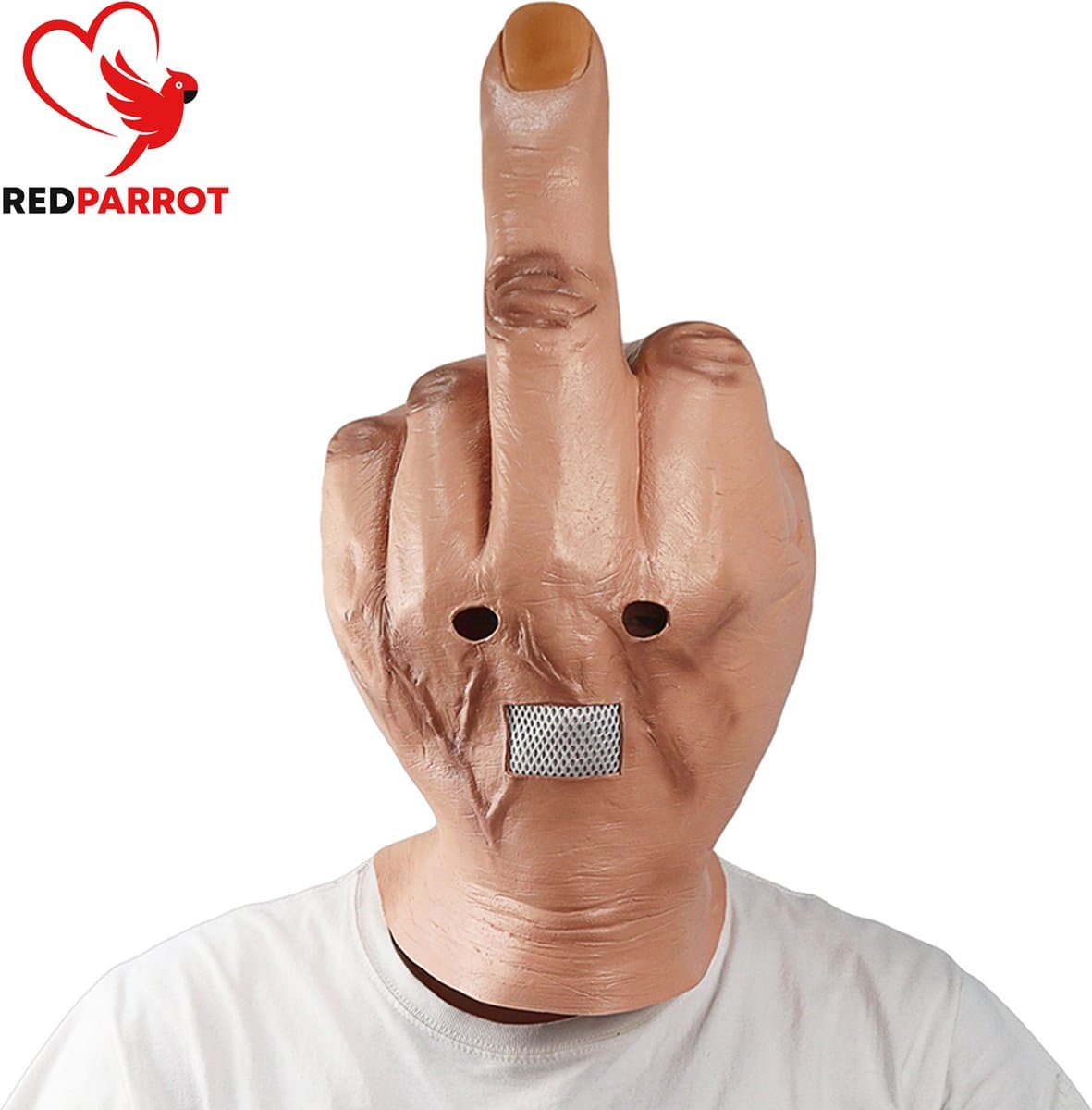 BDSM Fetisj masker latex - Handen fetisj - Middelvinger - Cosplay - Rollenspel - SM - Vingers — afbeelding 1