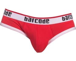 Barcode Berlin Maxime Backless Brief Red - MAAT S - Erotisch Heren Ondergoed - Slip voor Man - Sexy mannen Slip