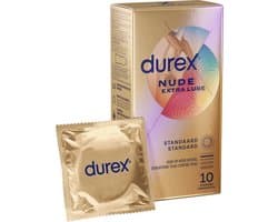 Durex - Condooms Nude Extra Lube - Ultradun - Met extra glijmiddel - 10 stuks