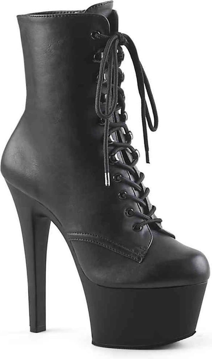 Pleaser - ASPIRE-1020 Plateau Laarzen, Paaldans schoenen - Paaldans schoenen - 37 Shoes - Zwart — afbeelding 1