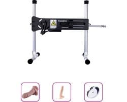 Pakket Gigolo Pro 1 Premium Smart APP Seksmachine met Mega Zuignap Dildo