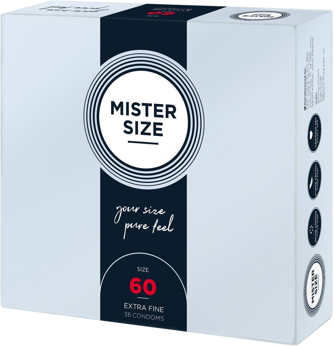 Mister Size - 60 - Ultra Dunne XL condooms 36 stuks — afbeelding 1