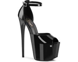 Pleaser - JUBILANT-15 Sandaal met enkelband, Paaldans schoenen - US 5 - 35 Shoes - Zwart