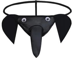 Go Go Gadget - String met Slurf - Olifant - Zwart - One size - 1 stuk