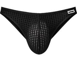 Barcode Berlin Reigi Brief Black - MAAT M - Erotisch Heren Ondergoed - Slip voor Man - Sexy mannen Slip