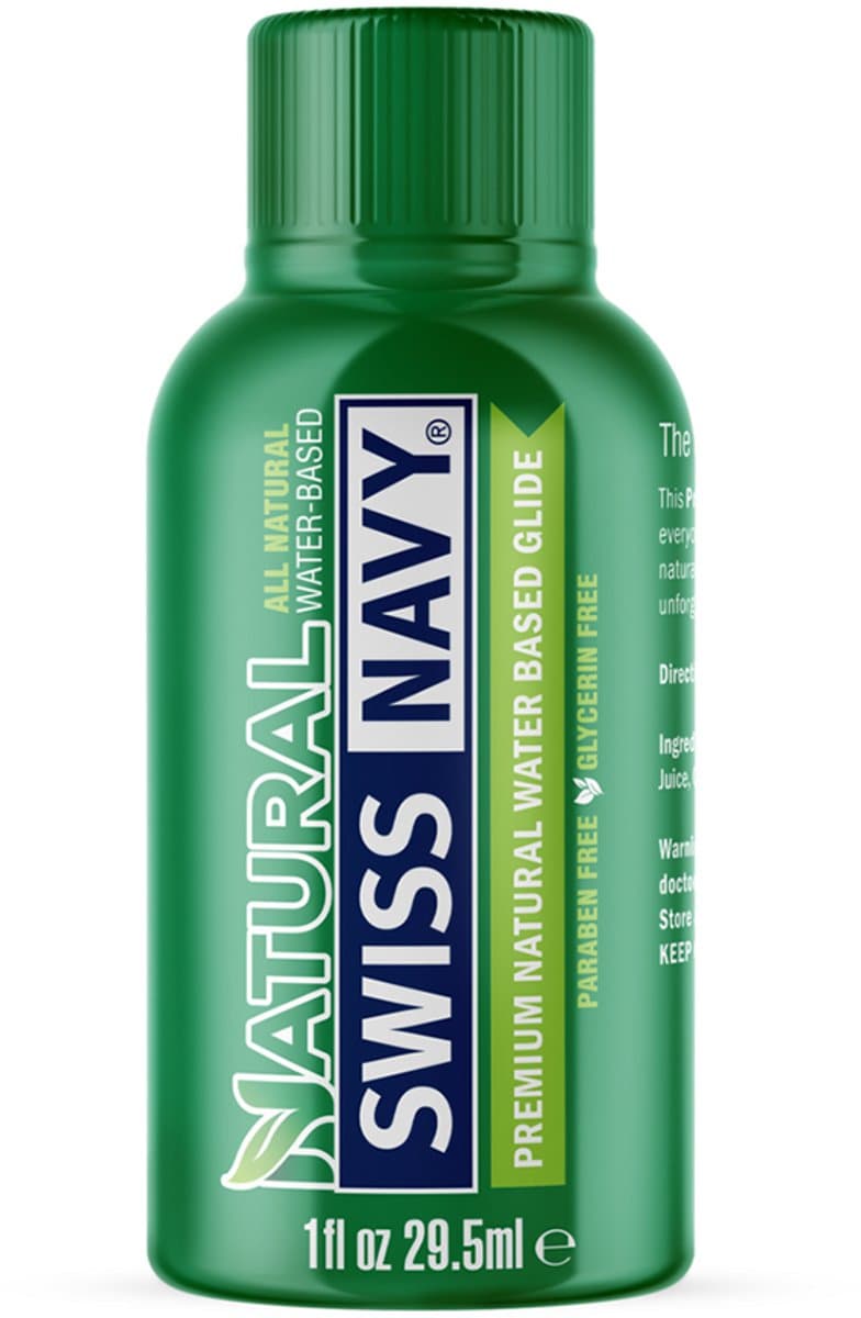 Swiss Navy Natural - Glijmiddel op Waterbasis - Alleen Natuurlijke Ingrediënten 30 ml — afbeelding 1