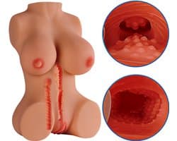 OLOEY Mannen Masturbator – Realistische Stroker met Meerdere Texturen – Zacht TPE Materiaal – Herbruikbaar Intiem Product voor Mannen