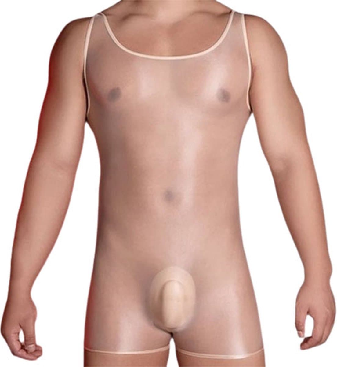 Porno jumpsuit heren - Doorzichtig - Bodysuit - One size - Erotische outfit — afbeelding 1