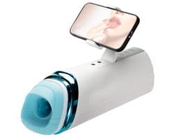 One2Play Masturbator met Telefoonhouder Pocket Pussy - Blowjob Simulator - Kunst Vagina – Sex Toys Mannen – Nep Kut