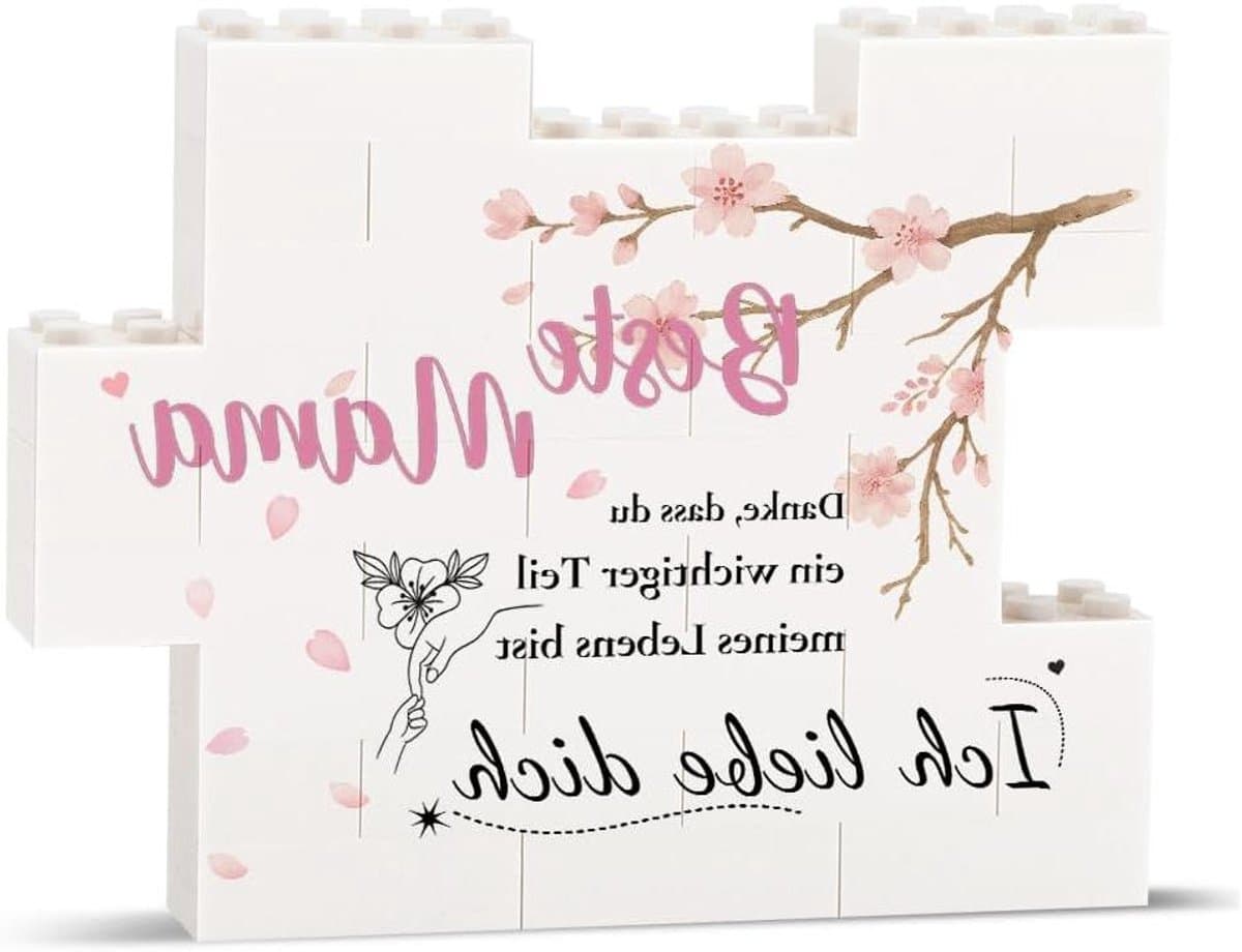 Cadeau voor mannen en vrouwen - Puzzelblok decoraties - Verjaardagscadeau - Vrienden en familie - Mama - Unieke cadeau-ideeën — afbeelding 1