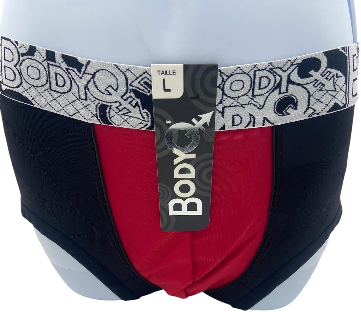 BodyQ Sexy Heren Boxershort – Zwart/Rood – Erotische Herenlingerie – Maat M — afbeelding 1