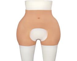 Bodysuit (kort model) - brede heupen en ronde billen - Crossdresser - Transgender - Mastectomie - Wearable body - kunstvagina - Femboy - Cosplay - vagina - 100% hypoallergene medische siliconen - Body4Everybody