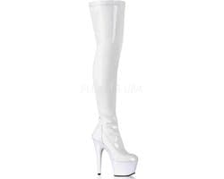 EU 40 = US 10 | ADORE-3000 | 7 Heel, 2 3/4 PF Stretch Thigh Boot, Side Zip