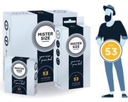 MISTER SIZE 53 Ultra Dunne M condooms (36 pack)
