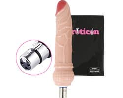 Eroticon Dildo - Realistisch - Voor Vaginaal en Anaal - 20 CM - Opzetstuk Eroticon Sex Machine - Accessoire - 3XLR opzetstuk