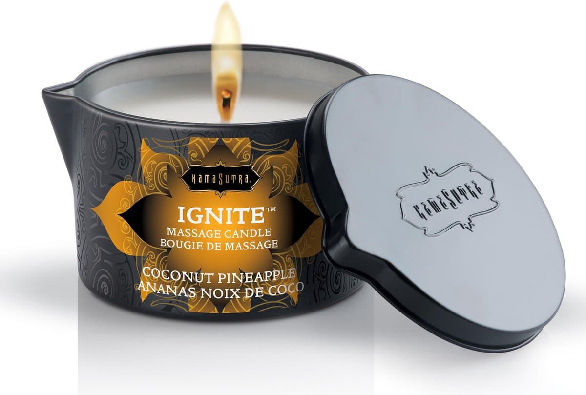 Kamasutra Massagekaars - Coconut Pineapple — afbeelding 1