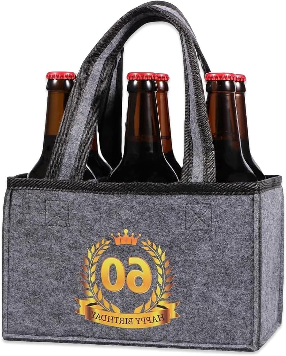 Persoonlijke Verjaardagscadeaus voor Mannen, Handtas voor Mannen, Biercadeaus voor 60e Verjaardag, Unieke Geschenken — afbeelding 1