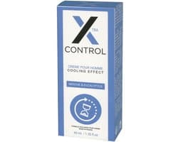 Ruf X Control Cool - Stimulerend Middel - Crème met vertragende werking voor Langer Plezier - Koud Effect - 40 ml