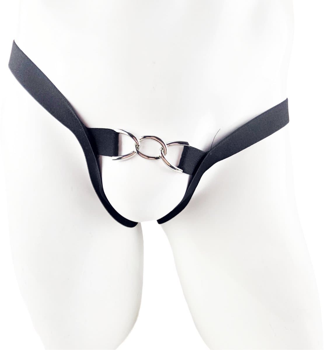 BamBella ® - String bondage - maat Onesize S M L - zwart Sexy erotische heren onderbroek mannen — afbeelding 1