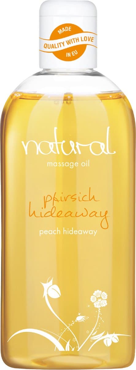 Natural Wellness massageolie, erotische massageolie, zoete perzikgeur, 250 ml — afbeelding 1