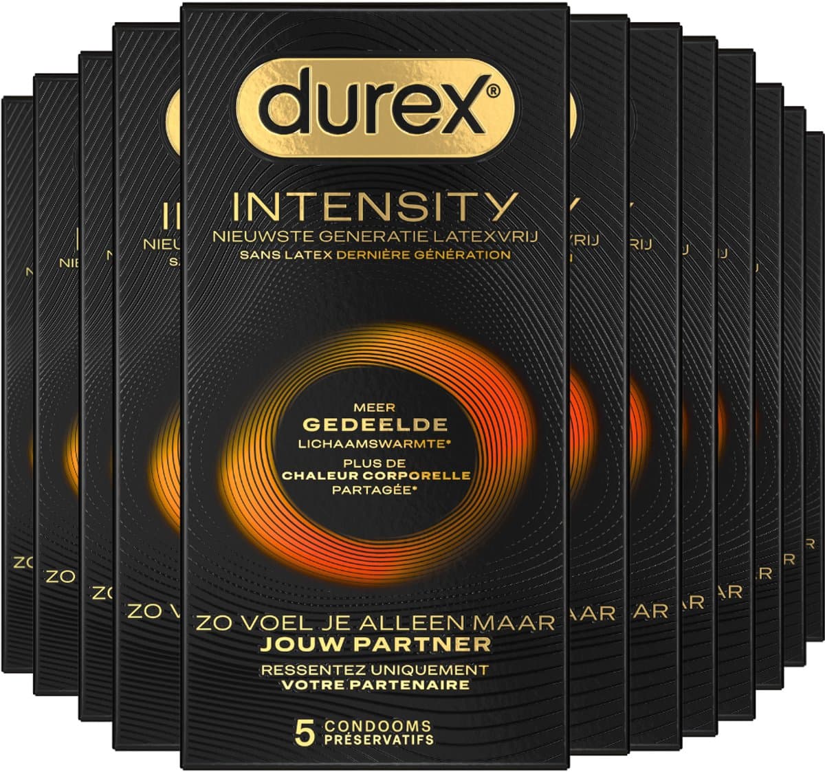 Durex Condooms Intensity 5st - 12 Stuks - Voordeelverpakking — afbeelding 1