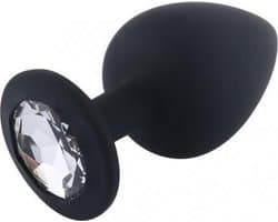 Gemstone Buttplug - Voor Beginners - Diamond Black