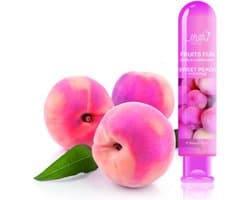 EnjoyXXX - Glijmiddel - Perzik - Peach - smaak en geur - Waterbasis - Eetbaar - Anaal - Puur genot - 80 ml - Massage olie