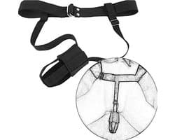 Verstelbare vibrator houder - Handsfree vibrator gebruiken - Harnas riem - Dildo houder - BDSM accessoires
