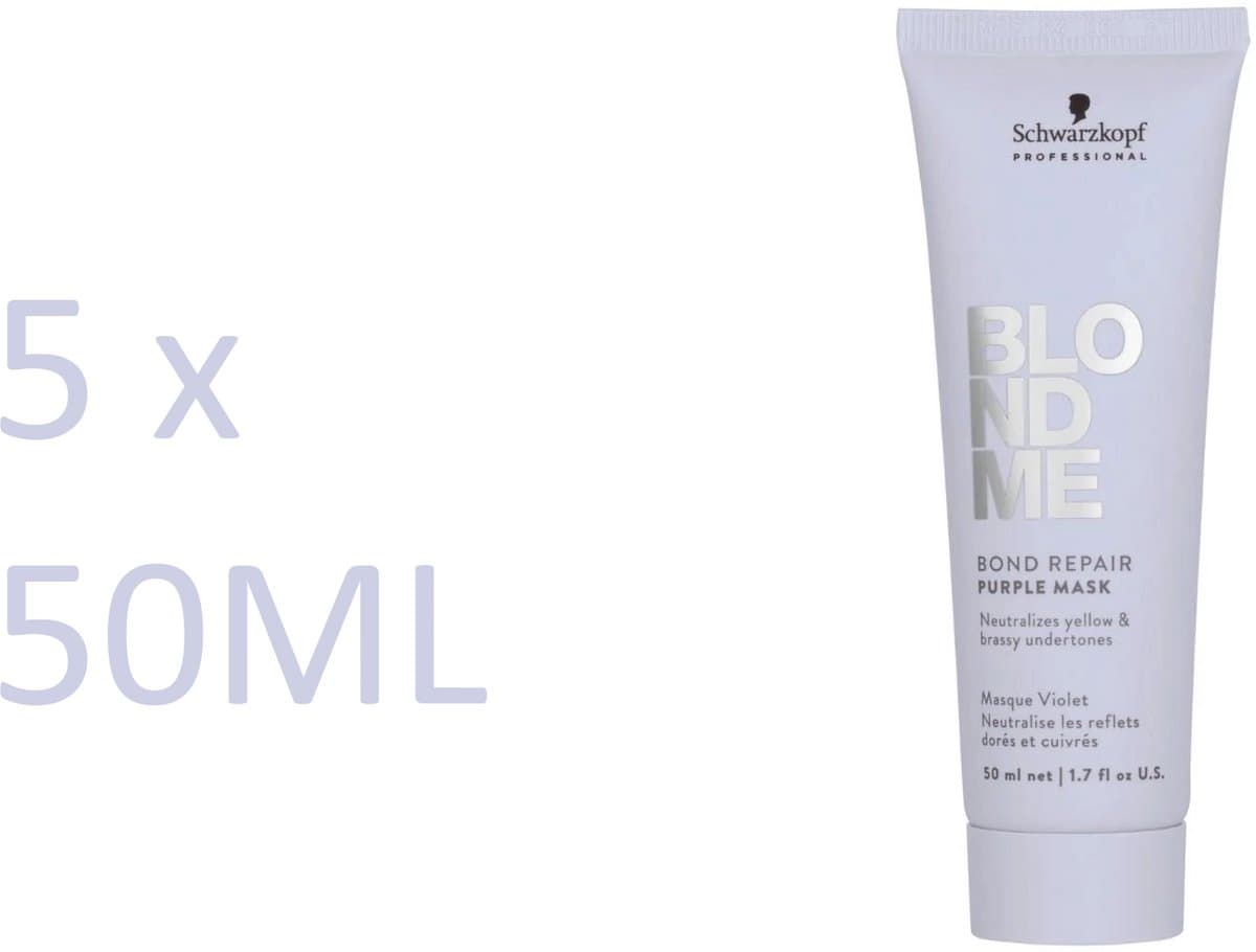 Schwarzkopf - BlondMe Bond Repair Purple Mask - 50ml — afbeelding 1