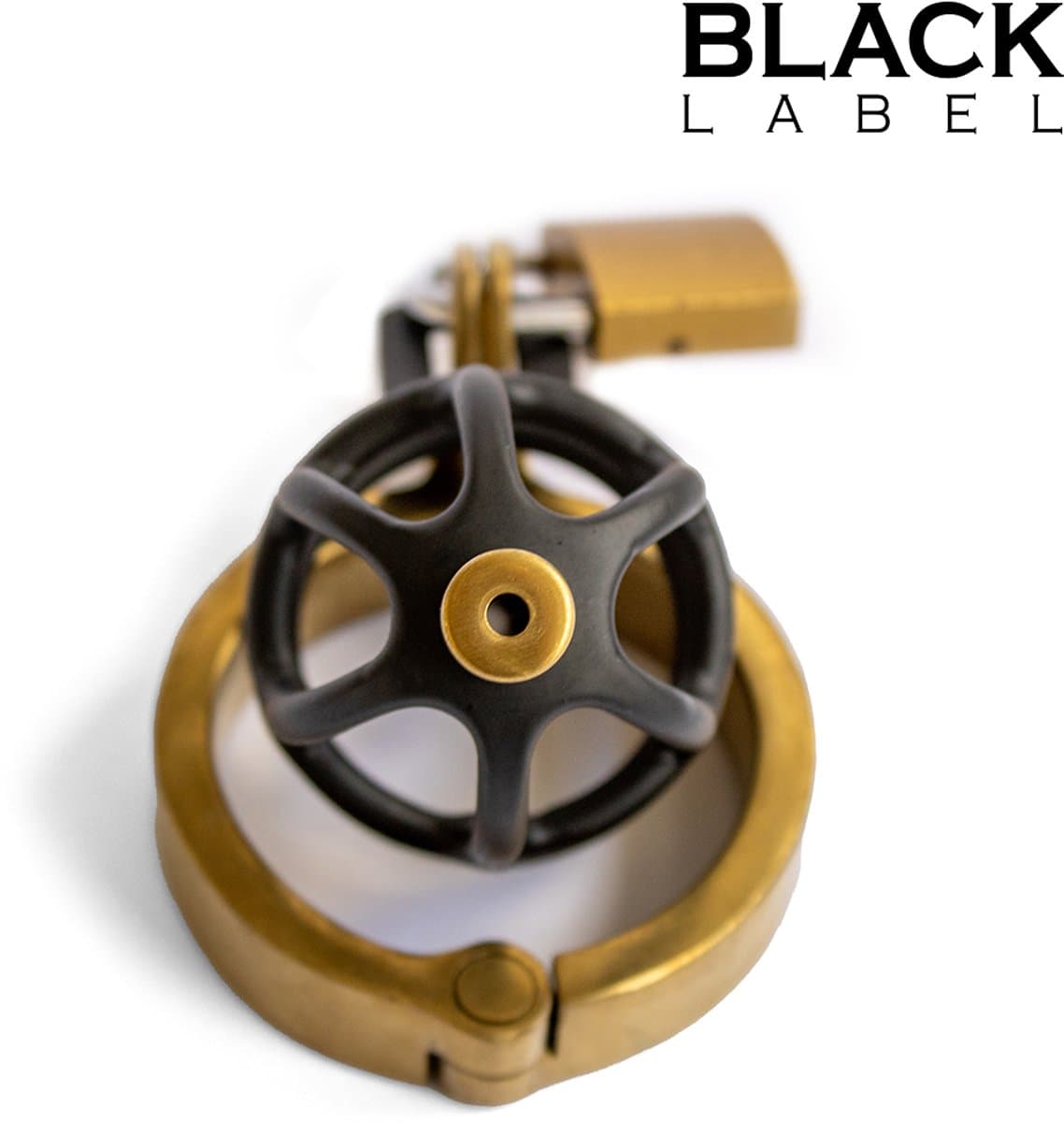 Black Label - Weenie Locker - Kuisheidskooi - Zwart/Goud — afbeelding 1