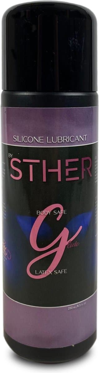 STHER Glide - Glijmiddel En Massageolie In 1 Op Siliconen Basis - Body En Latexsave - 250Ml — afbeelding 1
