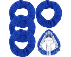 4 stuks Full Face CPAP Masker Liner, herbruikbare CPAP masker kussenhoezen, wasbare maskerafdekking, CPAP maskerafdekkingen, CPAP accessoires voor het verminderen van luchtlekken en blaren