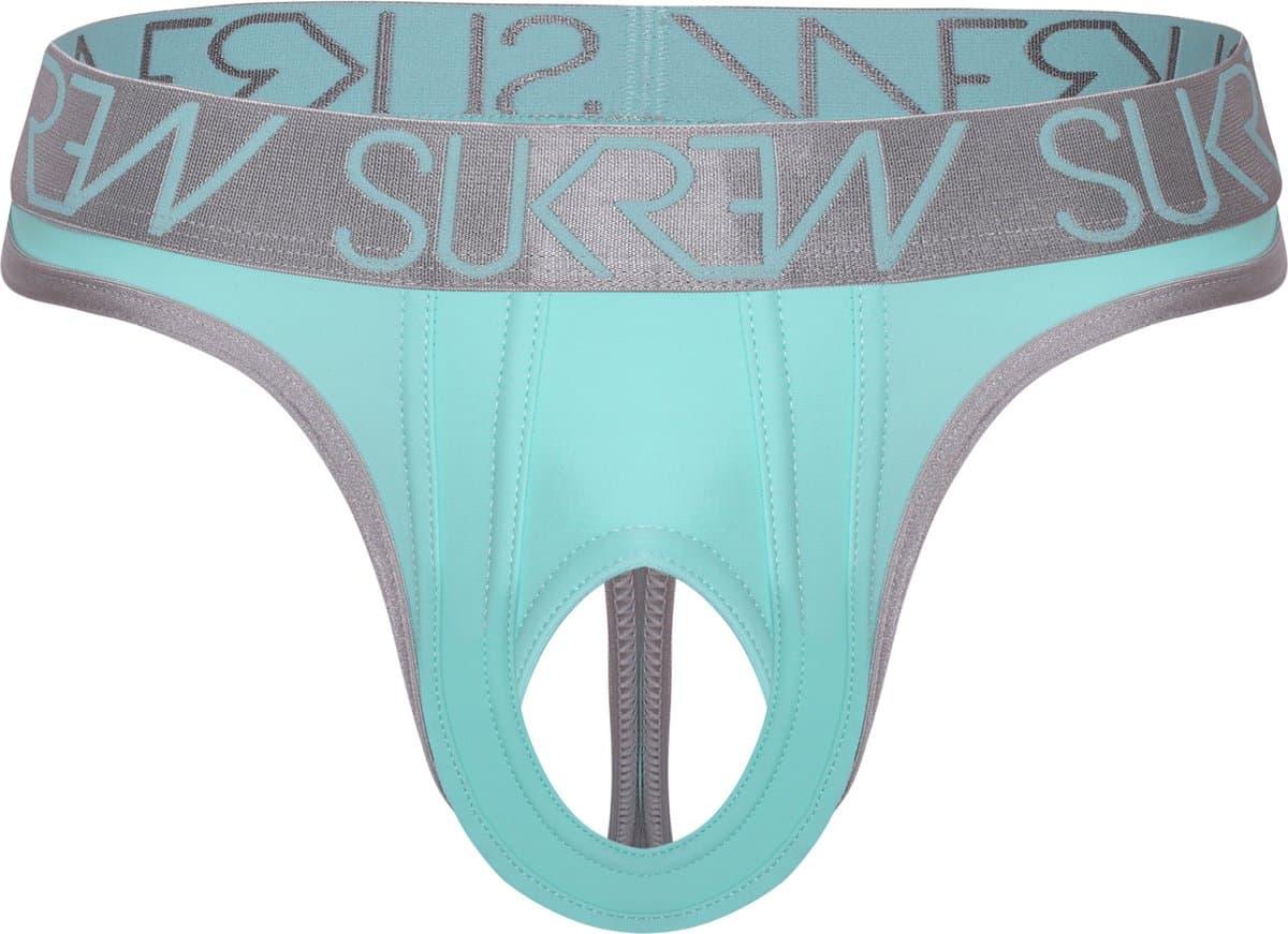 SUKREW U-Style Classic Thong Peppermint - MAAT XL - Erotisch Heren Ondergoed - String voor Man - Sexy mannen String — afbeelding 1
