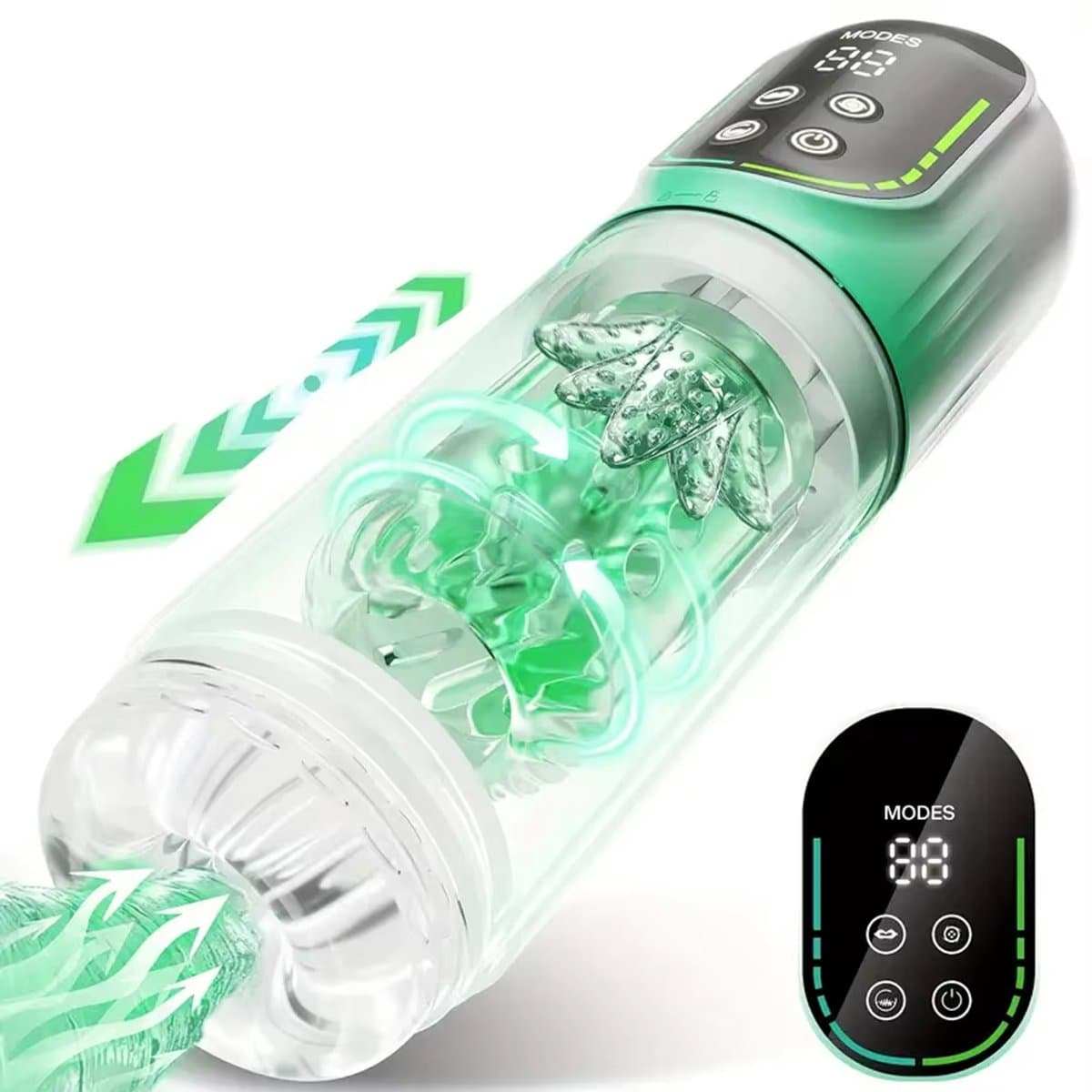 Mastubator – Automatische High-Tech Masturbator voor Mannen Masturbator voor Man - Sex Toys voor Mannen - Blowjob Simulator - Masturbators - verschillende Modes - Pocket Pussy - Automatisch t — afbeelding 1