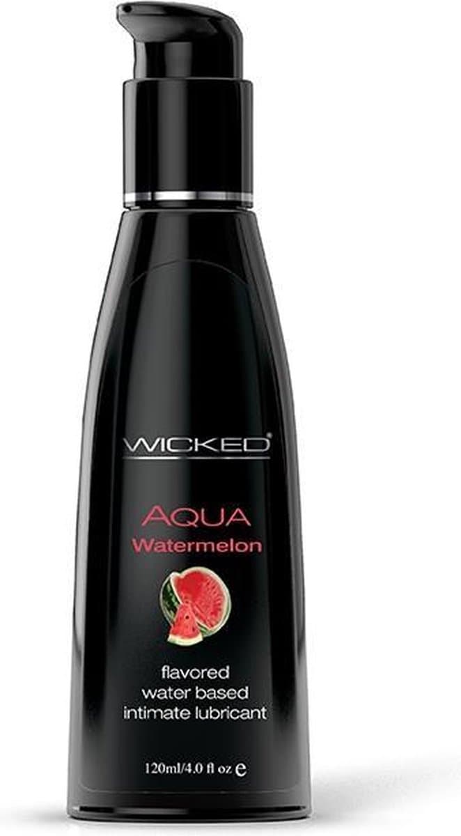 Wicked - Aqua glijmiddel watermeloen smaak 120 ml - 120ml — afbeelding 1
