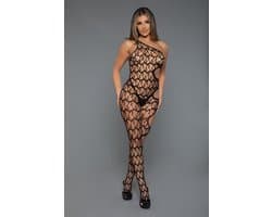 Be Wicked - In Your Dreams - Bodystocking - Zwart - One Size