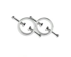 Oneay Seksspeeltjes voor stellen, 1 paar tepelstimulatoren, verstelbare clips, metalen tepelklemmen, seksspeeltjes voor volwassenen.