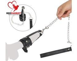 Penis riem met ketting - BDSM - Stretch - Dominant - Verstelbaar - Slaaf