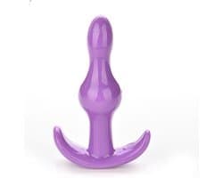 Buttplug I Anaal Plug I Butt Plug I Mini Buttplug I Voor Hem Of Haar I 9 CM Inbrenglengte I Siliconen I Paars