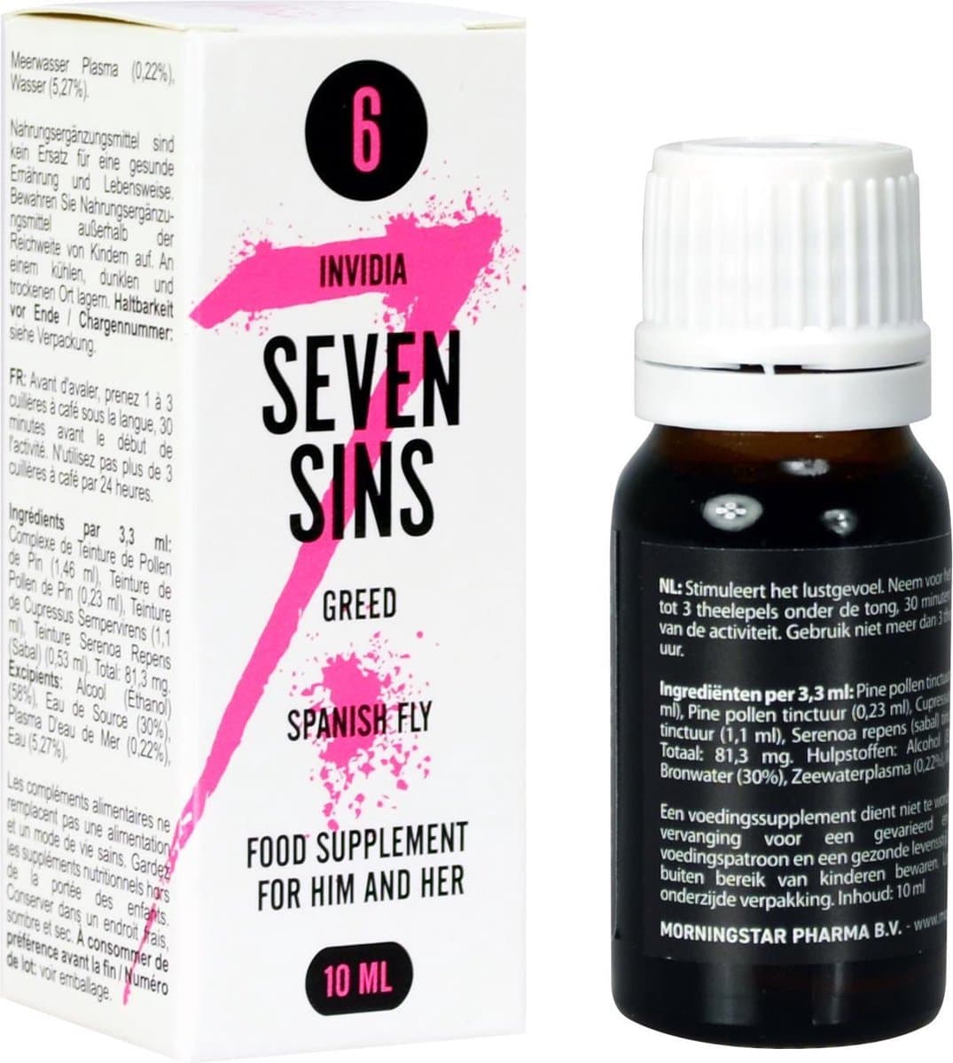 Seven Sins - Greed - Lustopwekker - 15 milliliter — afbeelding 1