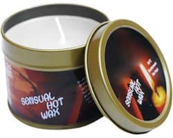 Hot Wax Massagekaars In Blik - Wit - Warme Massageolie - 100% Natuurlijke Oliën