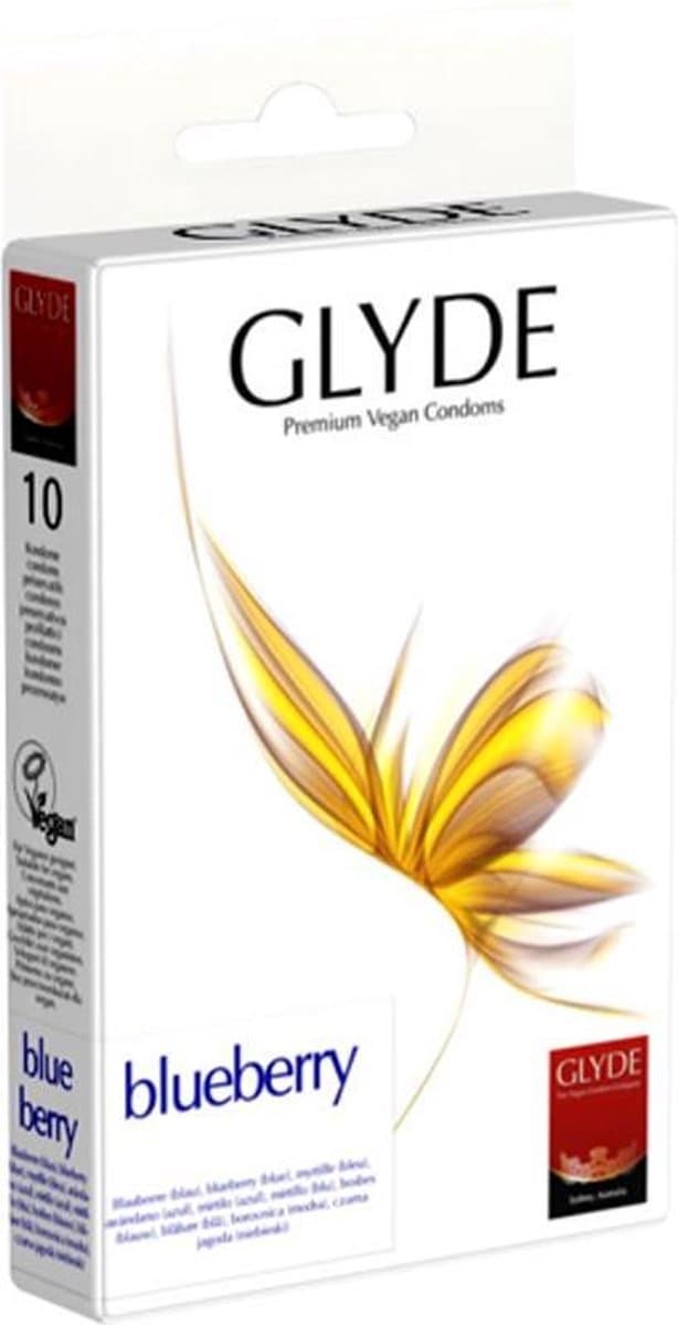 Glyde Ultra Bosbes - 10 stuks - Condooms — afbeelding 1