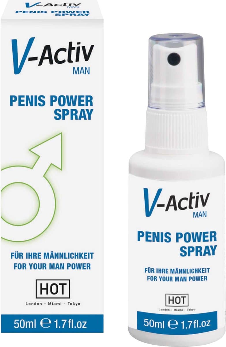 Hot-Hot V-Activ Penis Power Spray 50 M-Creams&lotions&sprays — afbeelding 1