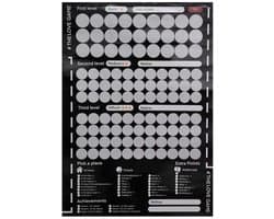 Kraskaart Kalender Erotiek - 100 vakjes - Seks spel - Kado - Love game