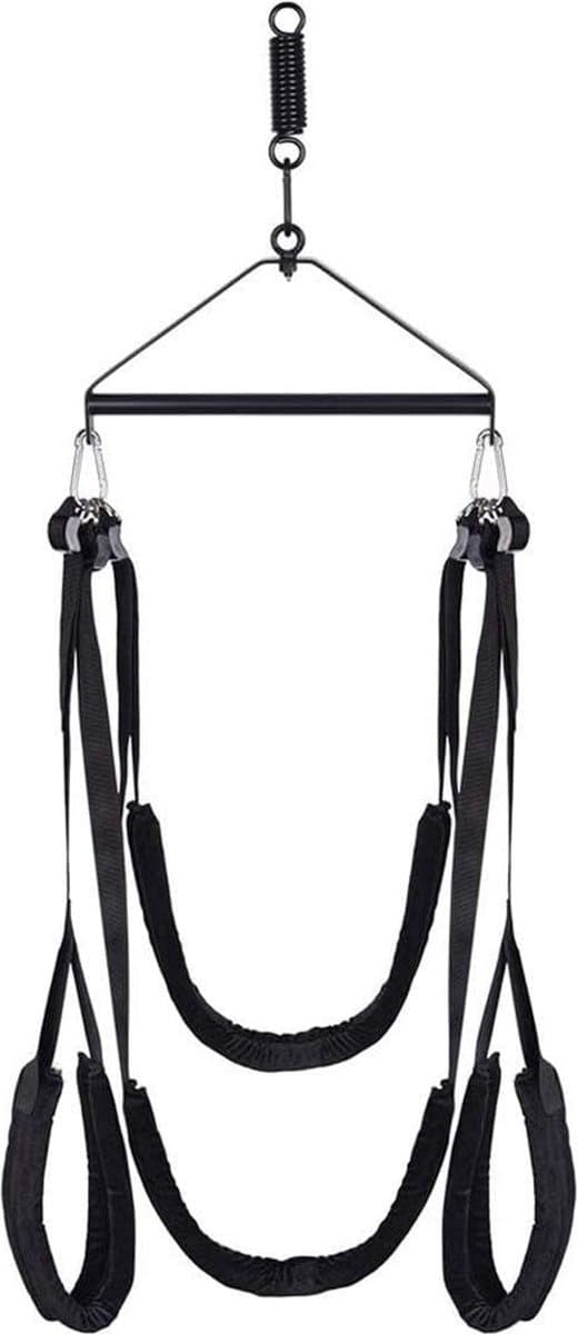 Luxe Sex love swing / seksschommel / Zwart metalen ophangsysteem — afbeelding 1