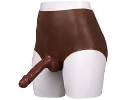 XX-DreamToys - Bodysuit - Female to Male - Drag - Ultra Realistisch Onderlichaam met Penis - Bruin S